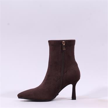 Una Healy A Fire Love Highheel Sock Boot - Chocolate